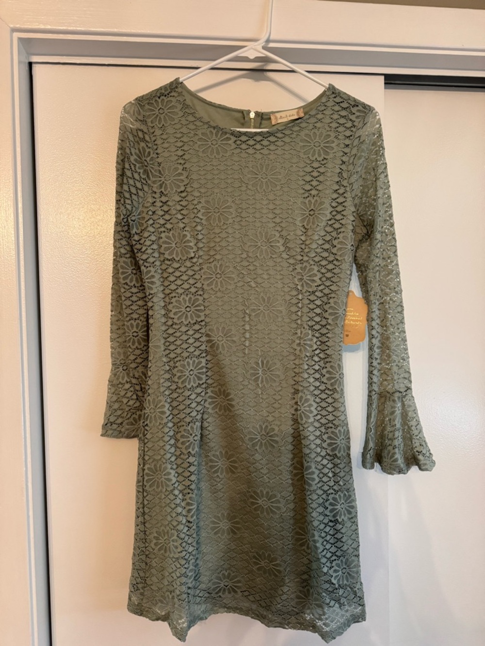 Altar’d State Lace Dress with Bell Sleeves NWT